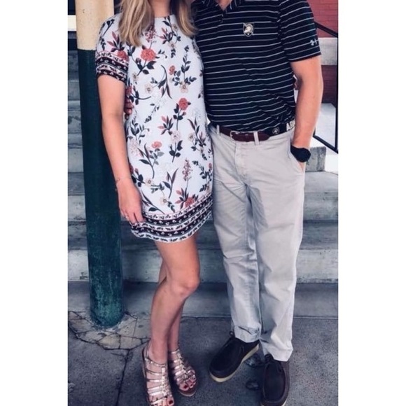 Lulu’s Boho “Floral Flirt” Cute Tshirt Shift Dress - Picture 12 of 13